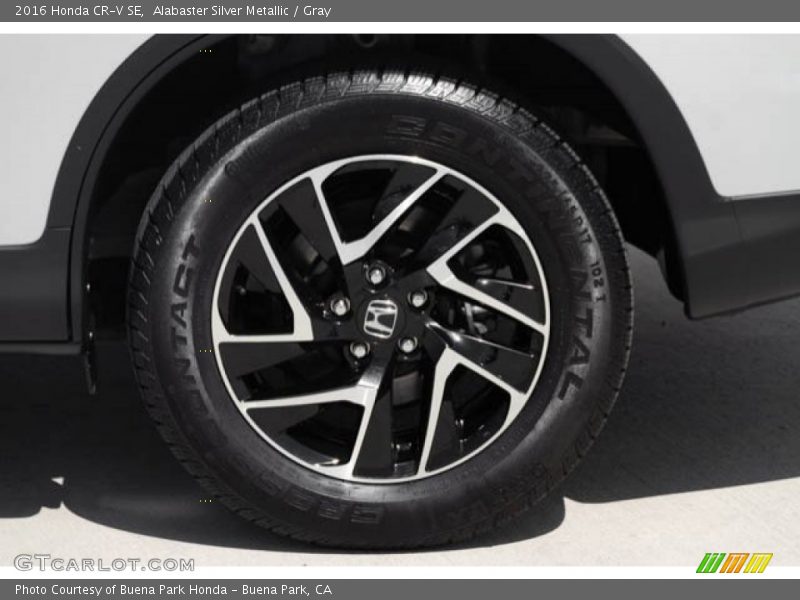 Alabaster Silver Metallic / Gray 2016 Honda CR-V SE
