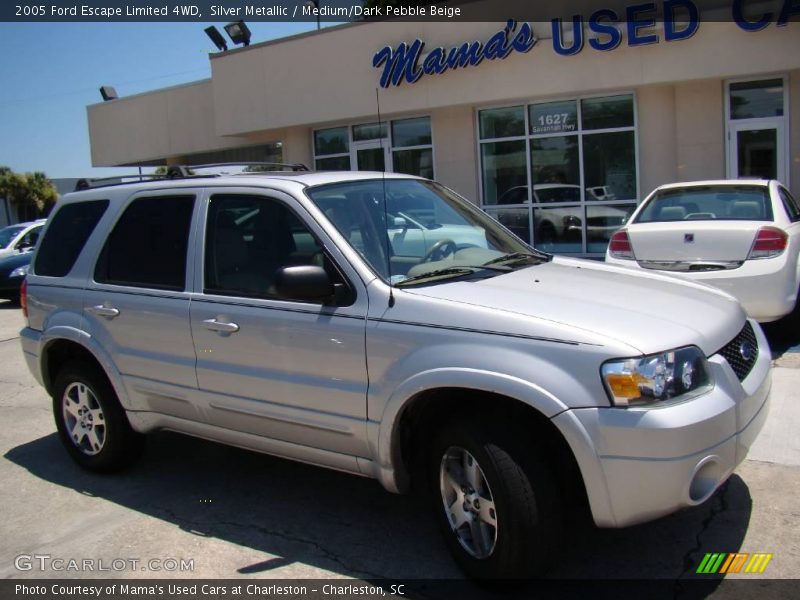 Silver Metallic / Medium/Dark Pebble Beige 2005 Ford Escape Limited 4WD