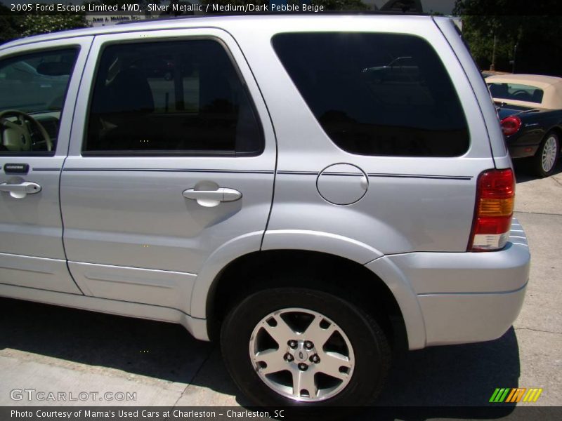 Silver Metallic / Medium/Dark Pebble Beige 2005 Ford Escape Limited 4WD