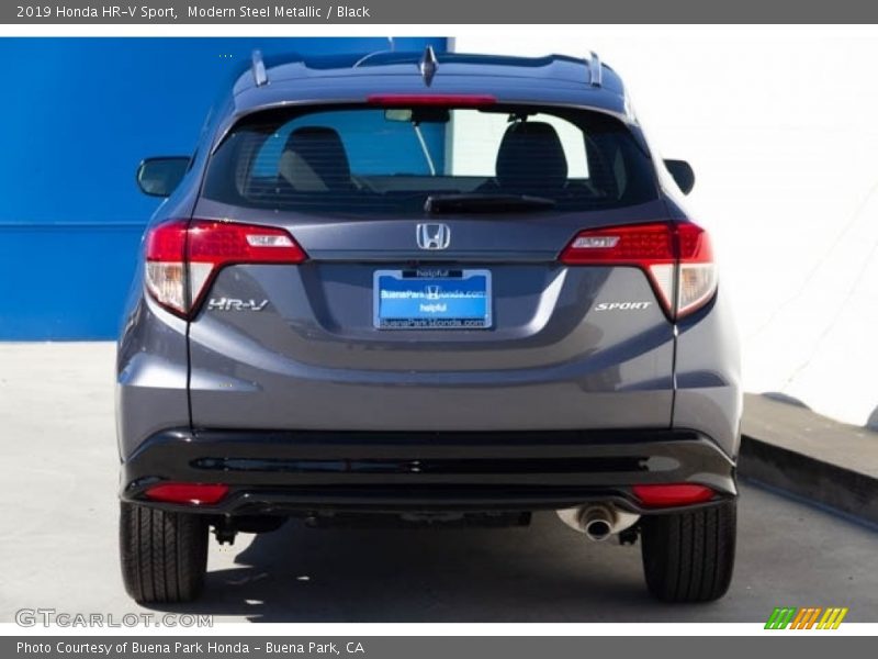 Modern Steel Metallic / Black 2019 Honda HR-V Sport