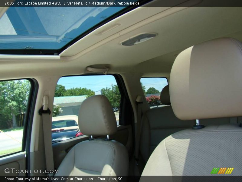 Silver Metallic / Medium/Dark Pebble Beige 2005 Ford Escape Limited 4WD