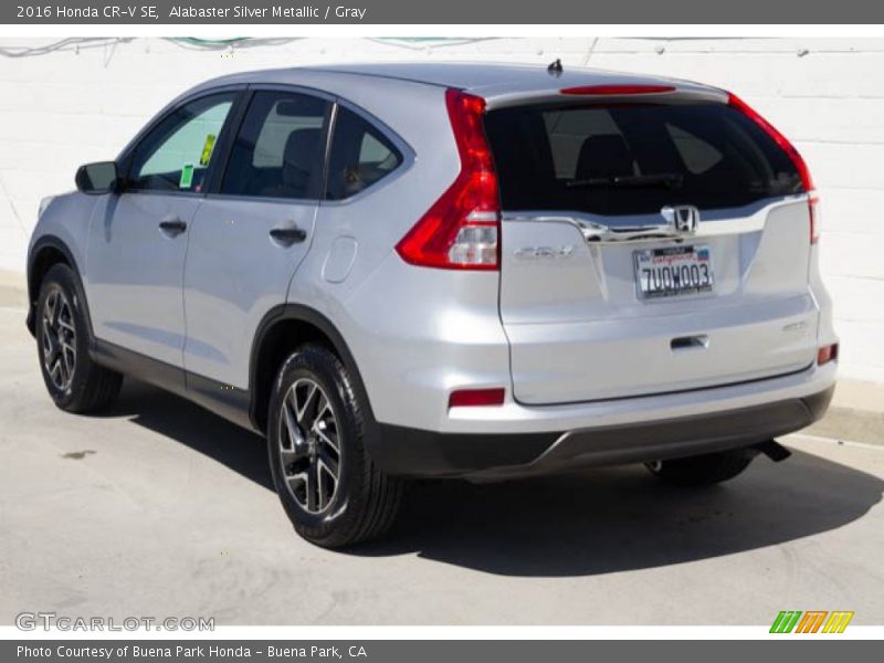 Alabaster Silver Metallic / Gray 2016 Honda CR-V SE