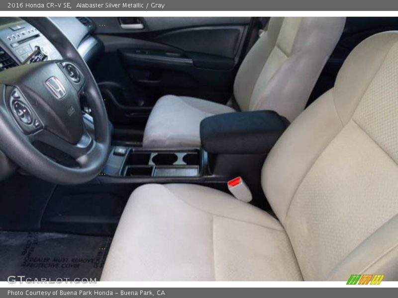 Alabaster Silver Metallic / Gray 2016 Honda CR-V SE
