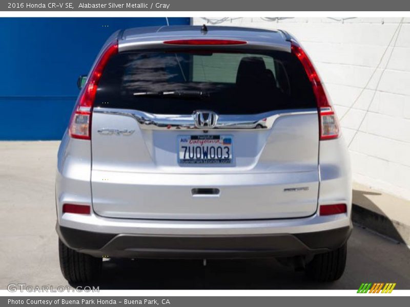 Alabaster Silver Metallic / Gray 2016 Honda CR-V SE