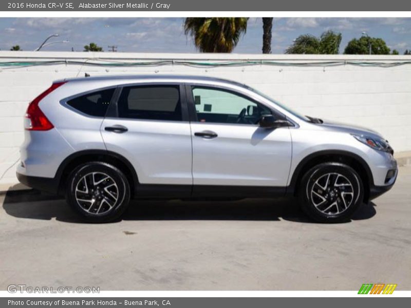 Alabaster Silver Metallic / Gray 2016 Honda CR-V SE