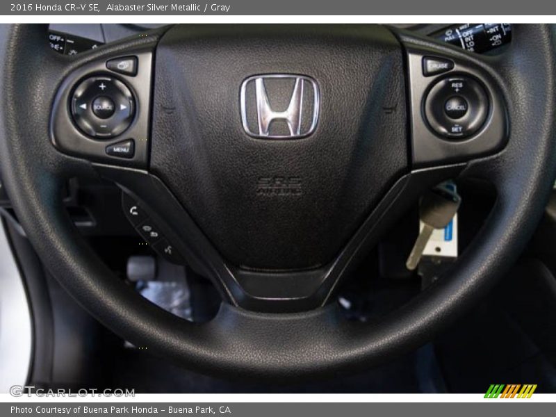 Alabaster Silver Metallic / Gray 2016 Honda CR-V SE