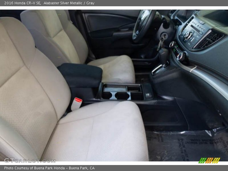 Alabaster Silver Metallic / Gray 2016 Honda CR-V SE