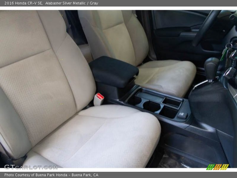 Alabaster Silver Metallic / Gray 2016 Honda CR-V SE