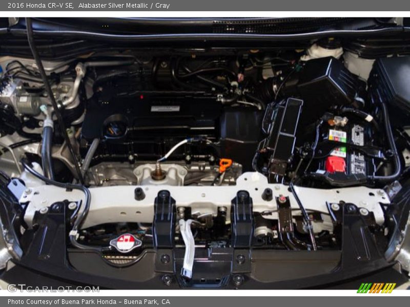 Alabaster Silver Metallic / Gray 2016 Honda CR-V SE