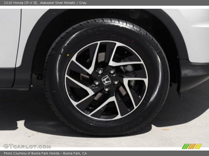 Alabaster Silver Metallic / Gray 2016 Honda CR-V SE