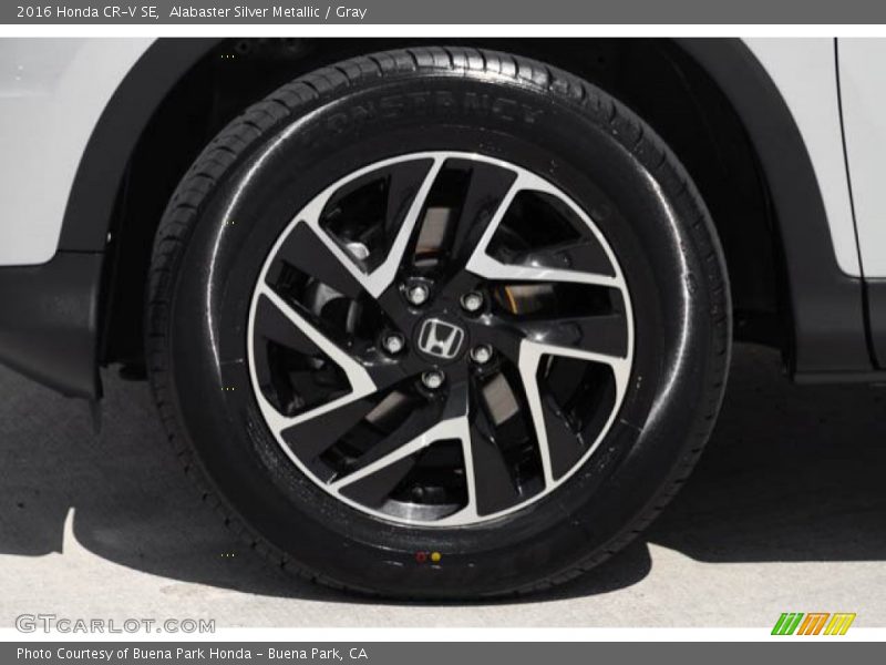 Alabaster Silver Metallic / Gray 2016 Honda CR-V SE