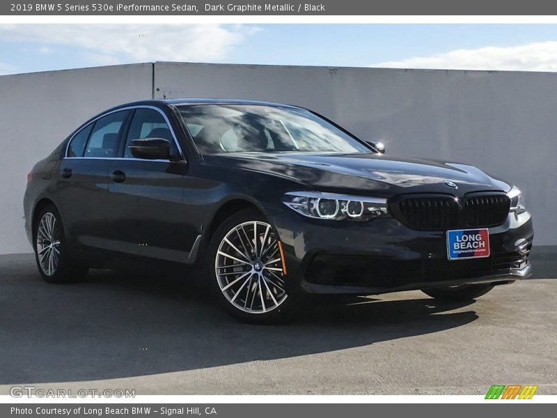 Dark Graphite Metallic / Black 2019 BMW 5 Series 530e iPerformance Sedan