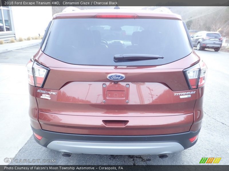 Cinnamon Glaze / Charcoal Black 2018 Ford Escape Titanium 4WD