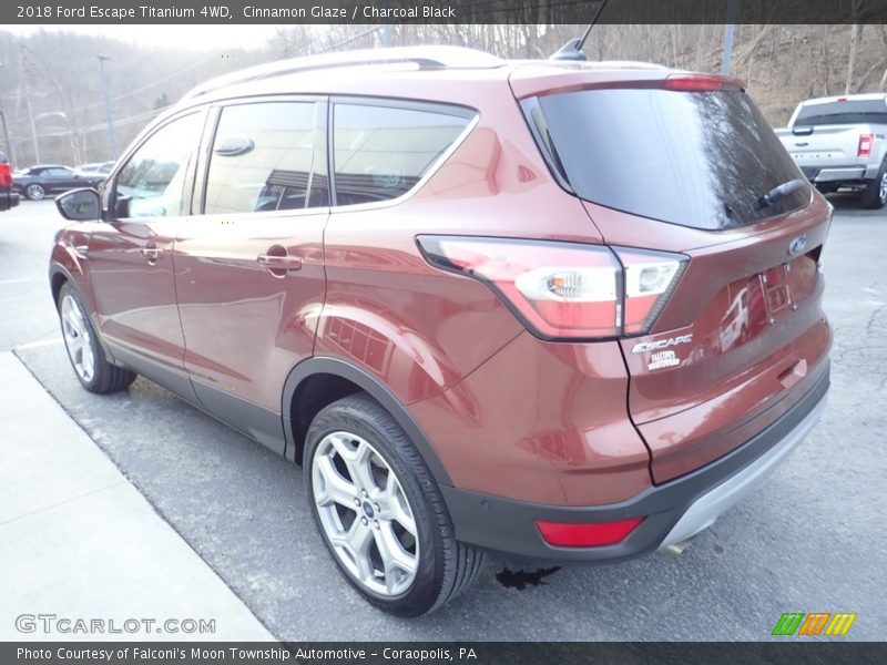 Cinnamon Glaze / Charcoal Black 2018 Ford Escape Titanium 4WD