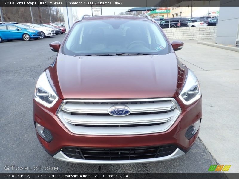 Cinnamon Glaze / Charcoal Black 2018 Ford Escape Titanium 4WD