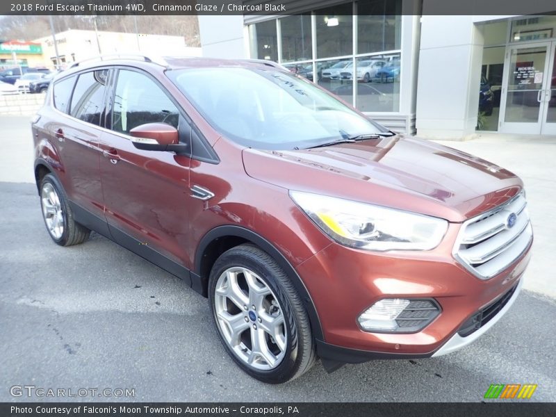 Cinnamon Glaze / Charcoal Black 2018 Ford Escape Titanium 4WD