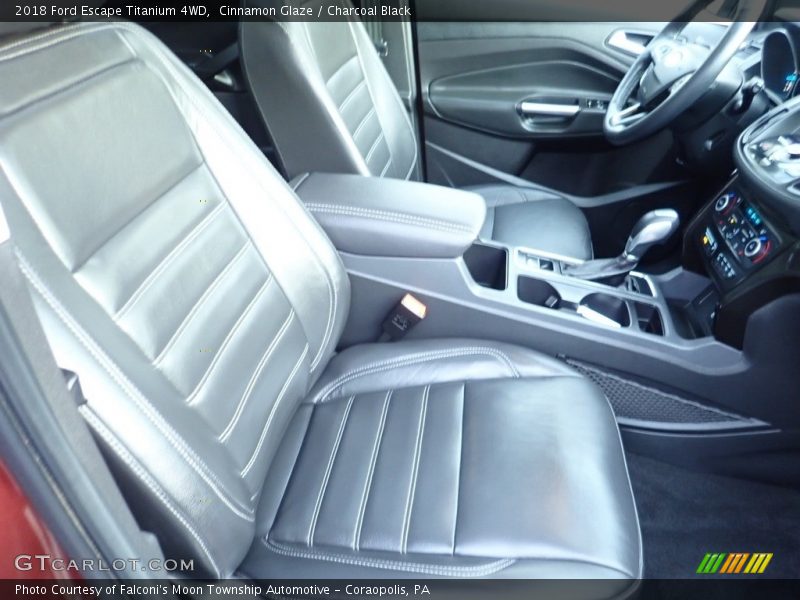 Cinnamon Glaze / Charcoal Black 2018 Ford Escape Titanium 4WD
