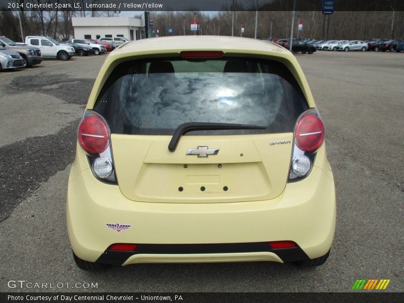 Lemonade / Yellow/Yellow 2014 Chevrolet Spark LS