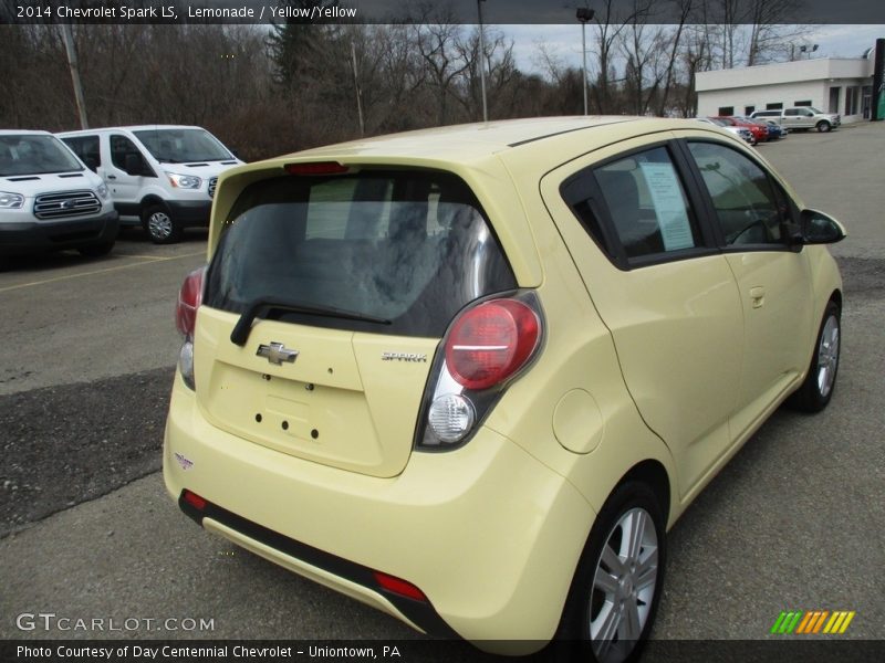Lemonade / Yellow/Yellow 2014 Chevrolet Spark LS