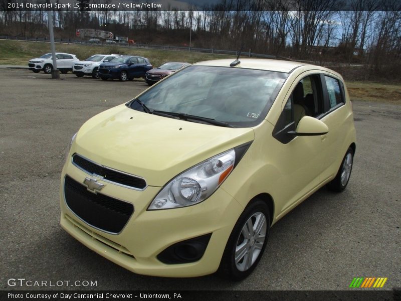 Lemonade / Yellow/Yellow 2014 Chevrolet Spark LS