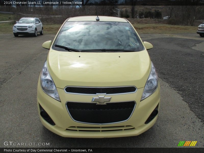 Lemonade / Yellow/Yellow 2014 Chevrolet Spark LS
