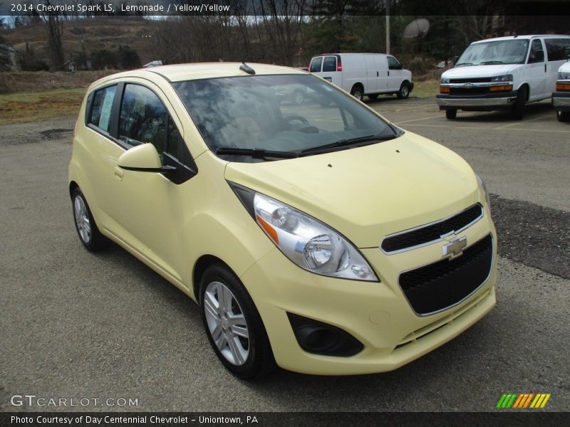 Lemonade / Yellow/Yellow 2014 Chevrolet Spark LS