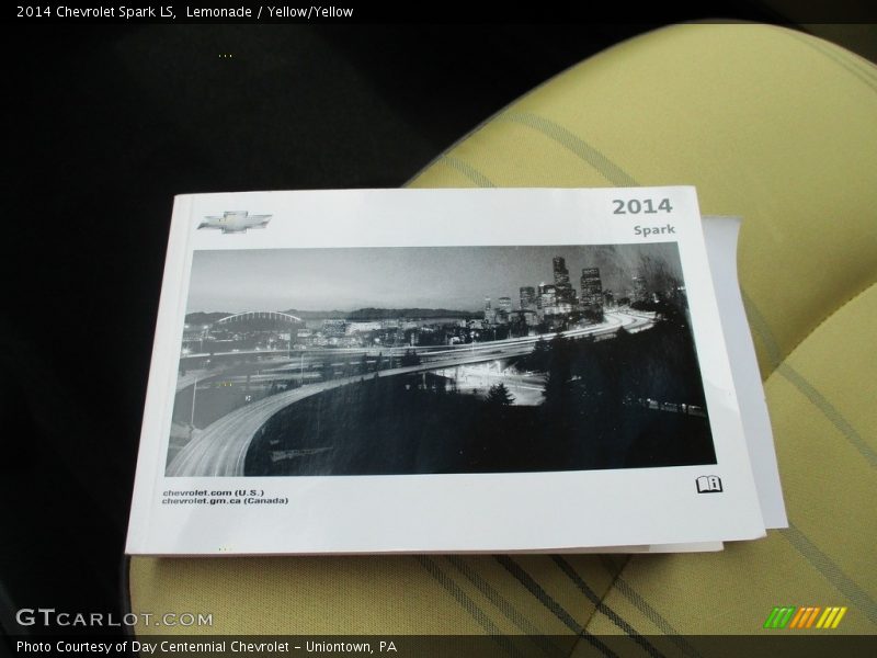 Lemonade / Yellow/Yellow 2014 Chevrolet Spark LS