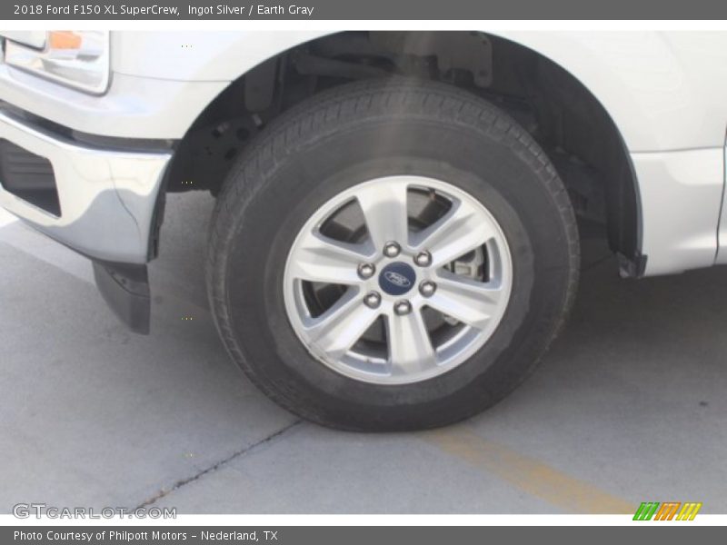 Ingot Silver / Earth Gray 2018 Ford F150 XL SuperCrew