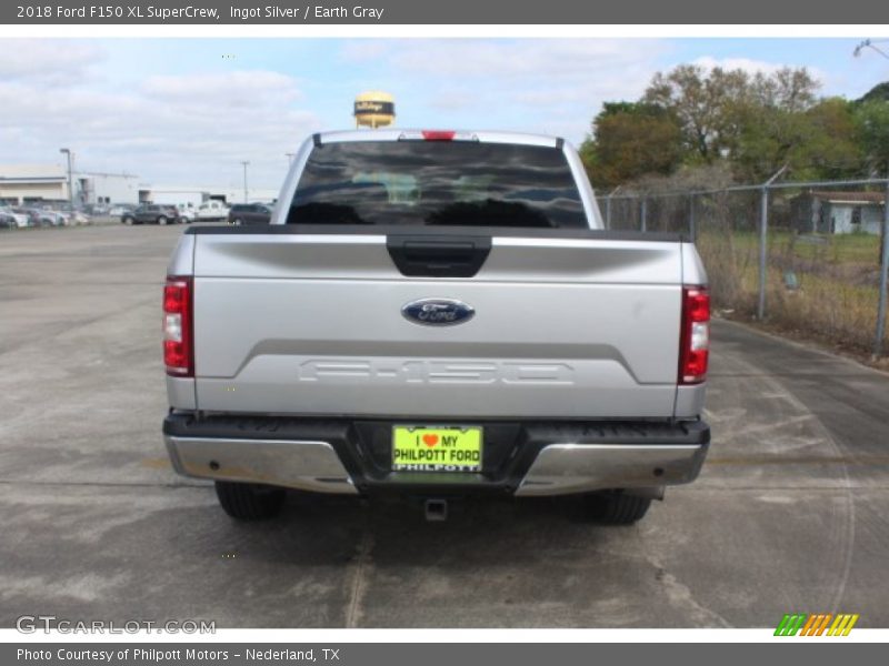 Ingot Silver / Earth Gray 2018 Ford F150 XL SuperCrew