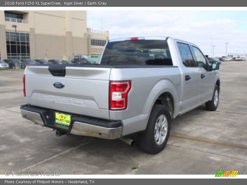 Ingot Silver / Earth Gray 2018 Ford F150 XL SuperCrew