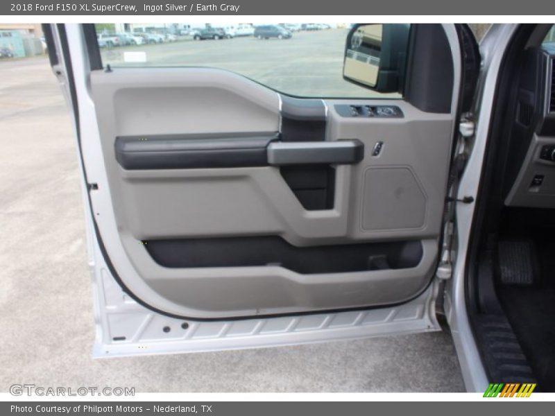 Ingot Silver / Earth Gray 2018 Ford F150 XL SuperCrew