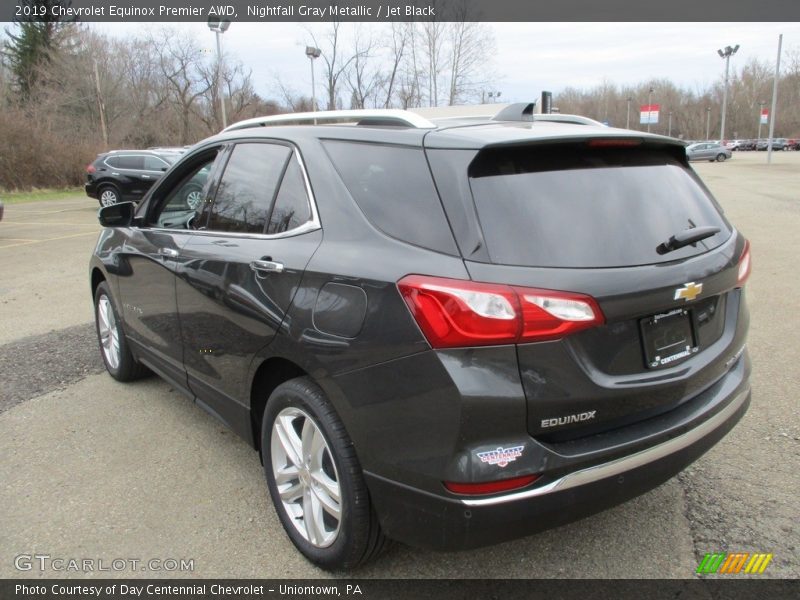 Nightfall Gray Metallic / Jet Black 2019 Chevrolet Equinox Premier AWD