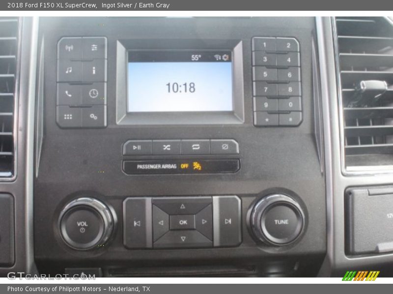 Ingot Silver / Earth Gray 2018 Ford F150 XL SuperCrew