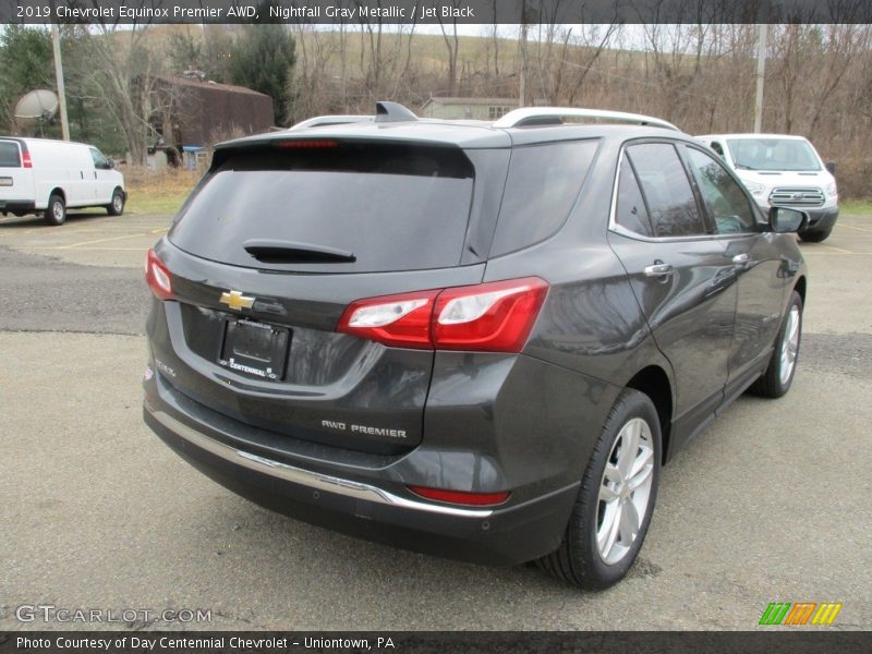 Nightfall Gray Metallic / Jet Black 2019 Chevrolet Equinox Premier AWD