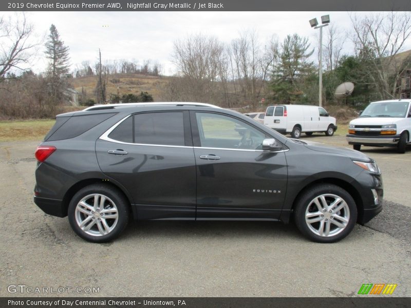 Nightfall Gray Metallic / Jet Black 2019 Chevrolet Equinox Premier AWD