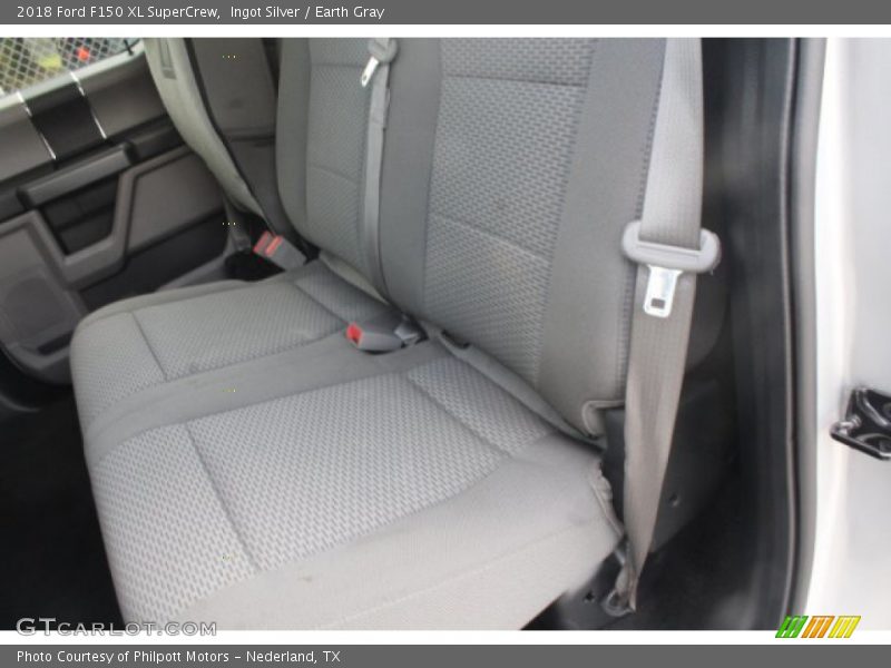 Ingot Silver / Earth Gray 2018 Ford F150 XL SuperCrew