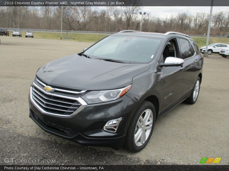 Nightfall Gray Metallic / Jet Black 2019 Chevrolet Equinox Premier AWD