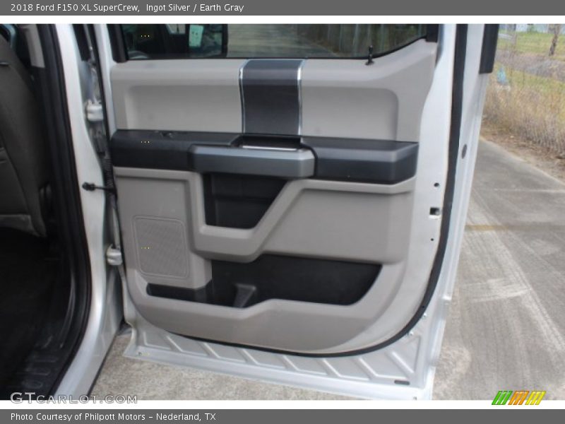 Ingot Silver / Earth Gray 2018 Ford F150 XL SuperCrew