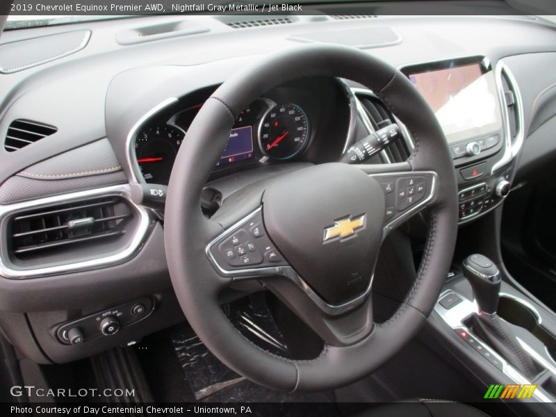 Nightfall Gray Metallic / Jet Black 2019 Chevrolet Equinox Premier AWD