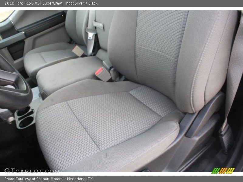 Ingot Silver / Black 2018 Ford F150 XLT SuperCrew