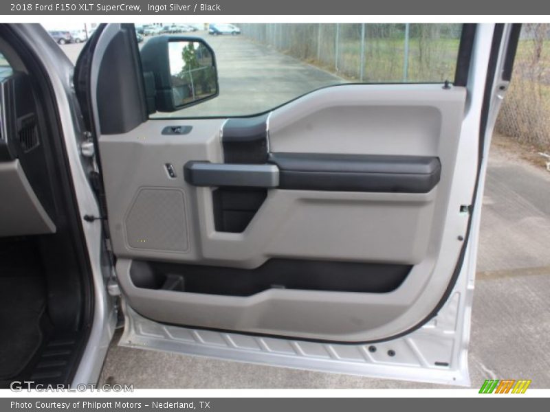Ingot Silver / Black 2018 Ford F150 XLT SuperCrew