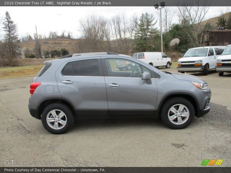 Nightfall Gray Metallic / Jet Black 2019 Chevrolet Trax LT AWD