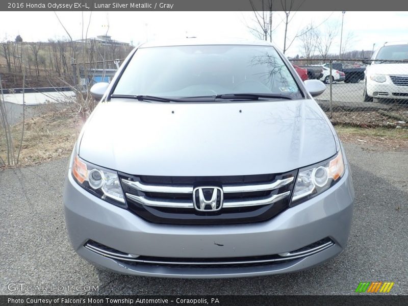 Lunar Silver Metallic / Gray 2016 Honda Odyssey EX-L