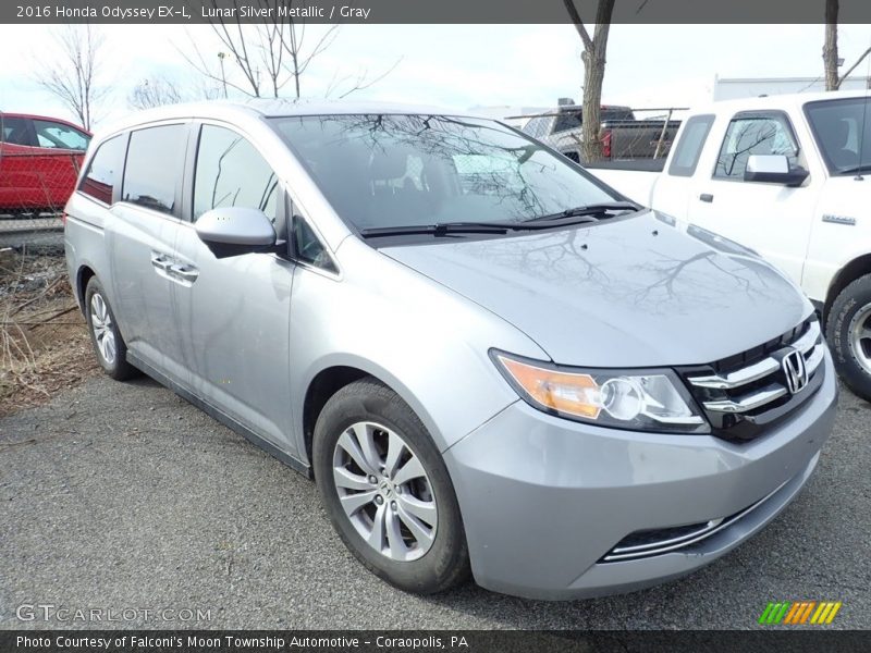 Lunar Silver Metallic / Gray 2016 Honda Odyssey EX-L