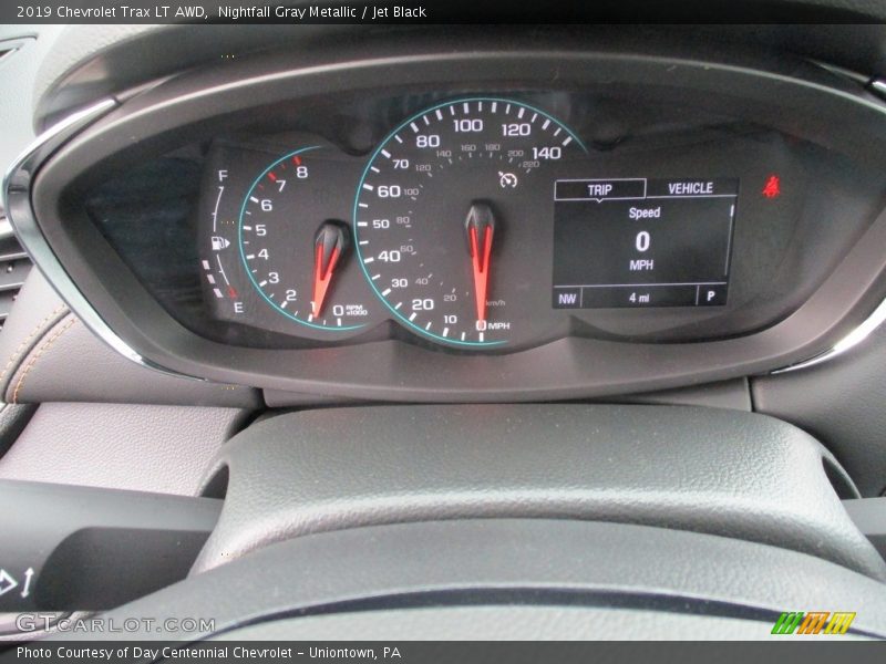 Nightfall Gray Metallic / Jet Black 2019 Chevrolet Trax LT AWD