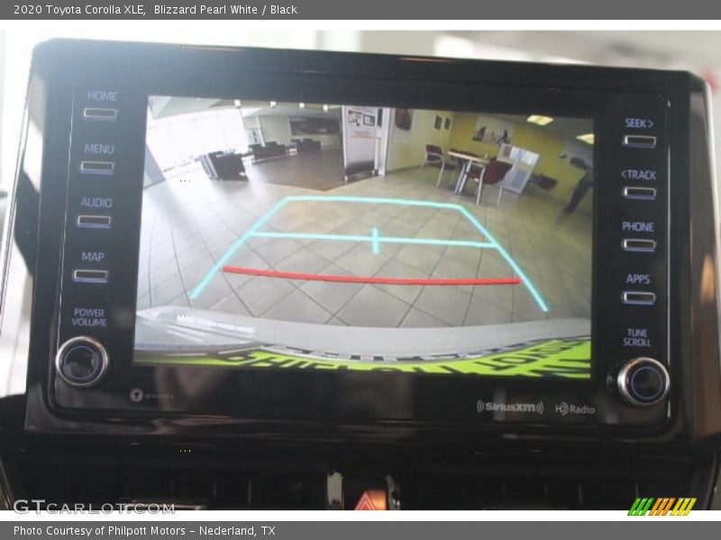 Blizzard Pearl White / Black 2020 Toyota Corolla XLE