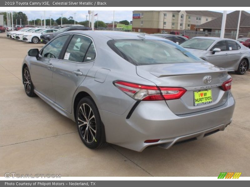 Celestial Silver Metallic / Black 2019 Toyota Camry XSE