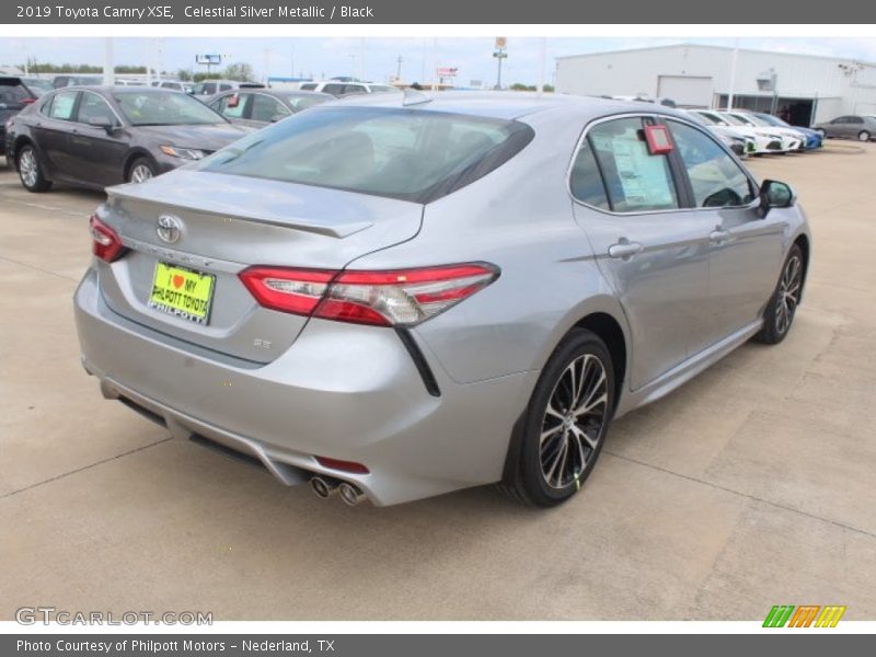 Celestial Silver Metallic / Black 2019 Toyota Camry XSE