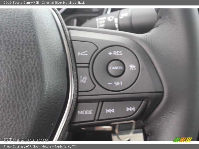 Celestial Silver Metallic / Black 2019 Toyota Camry XSE