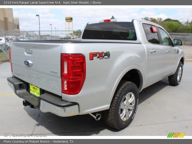 Ingot Silver Metallic / Ebony 2019 Ford Ranger Lariat SuperCrew 4x4